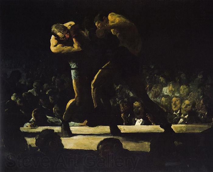 George Wesley Bellows Club Night Norge oil painting art